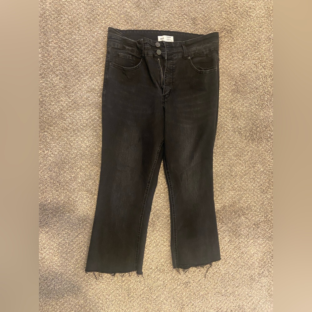 BKE size 33 cropped black denim